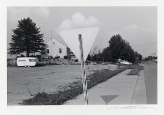 House, Trailer, Sign, Cloud - Knoxville, Tennessee (from "15 Photographs by Lee Friedlander")