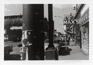 Street Scene - Man, Pole, etc. - Chicago (from "15 Photographs by Lee Friedlander")