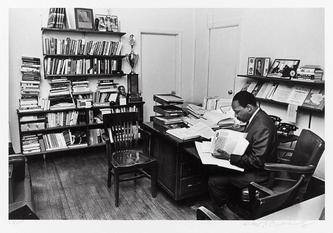 Dr. Martin Luther King, Jr. in his office, Atlanta, Georgia, November, 1967 (from "Countdown to Eternity")