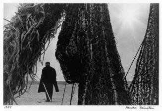 Man with cane and nets (from Photographer's Choice: Harold Feinstein-Decade's Four)