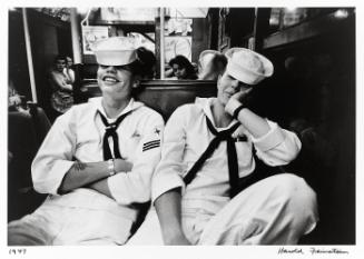 Two sailors on subway (from Photographer's Choice: Harold Feinstein-Decade's Four)