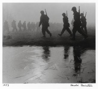 Soldiers with frozen water (from Photographer's Choice: Harold Feinstein-Decade's Four)
