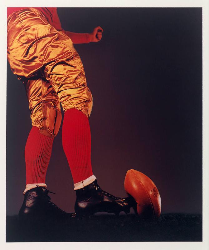 Football Kick, 1938 (from "Ten Dye Transfer Photographs")