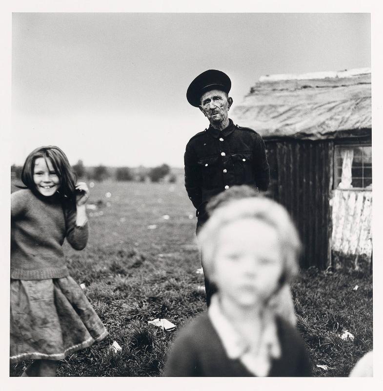 Chimney Sweep and Children, Ireland (from portfolio of twelve photographs)