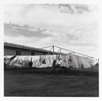 Community Drying Rack, Warden colony, Washington (from the "Hutterite" series)