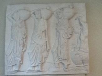 Cast of Frieze VI from the Elgin Marble Series, the Parthenon, Athens, Greece (Water bearers)