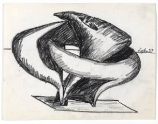 Untitled sketch of a sculpture