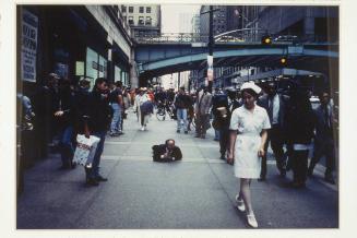Miyata Jiro Performance Documentation, Wall Street, New York, 1997
