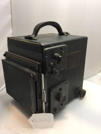 Graflex Series D Camera with case and film magazine