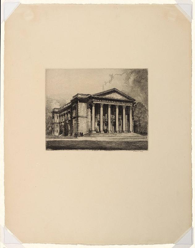 Chapin Hall (from "Six Etchings of Williamstown")
