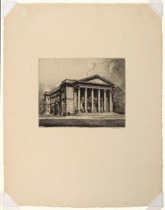 Chapin Hall (from "Six Etchings of Williamstown")