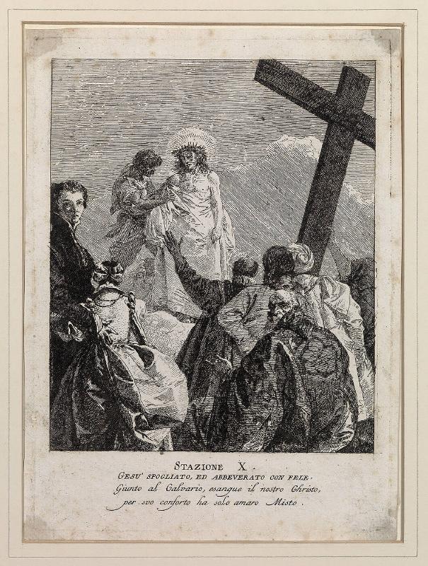 The Tenth Station of the Cross: Christ Disrobed