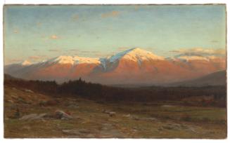 Landscape, Lafayette Range-- White Mountains at Sunset