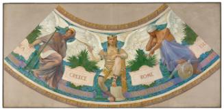 Study for the Library of Congress Mural, "The Progress of Civilization: Greece, Rome, Islam"