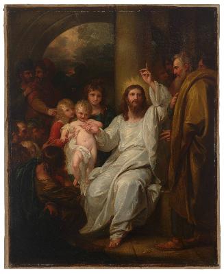 Christ Showing a Little Child as the Emblem of Heaven