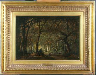 Untitled (Wooded Landscape with Figure)