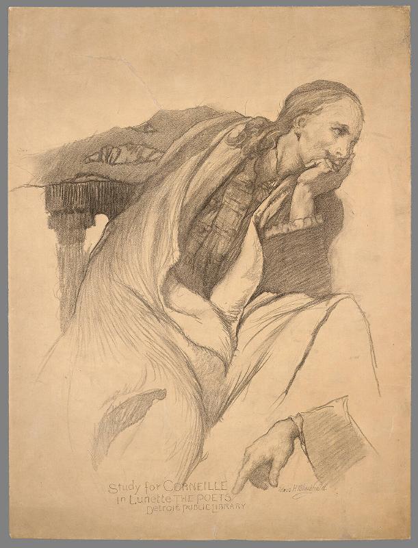 Corneille: Study for a Lunette in the Public Library, Detroit