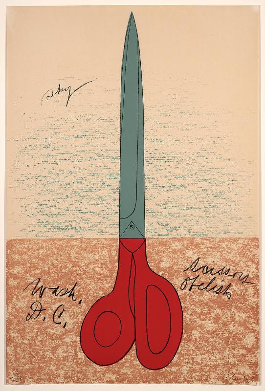 Scissors Obelisk (from the "National Collection of Fine Arts Poster Series")