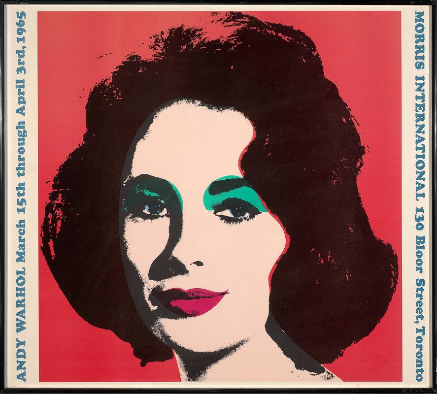 Exhibition poster: Andy Warhol, Morris International, Toronto, March 15-April 3, 1965