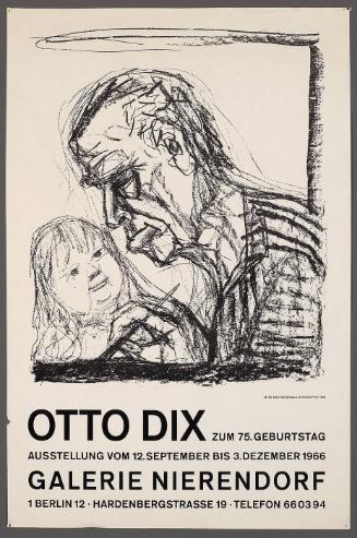 Poster for "Otto Dix Exhibition"