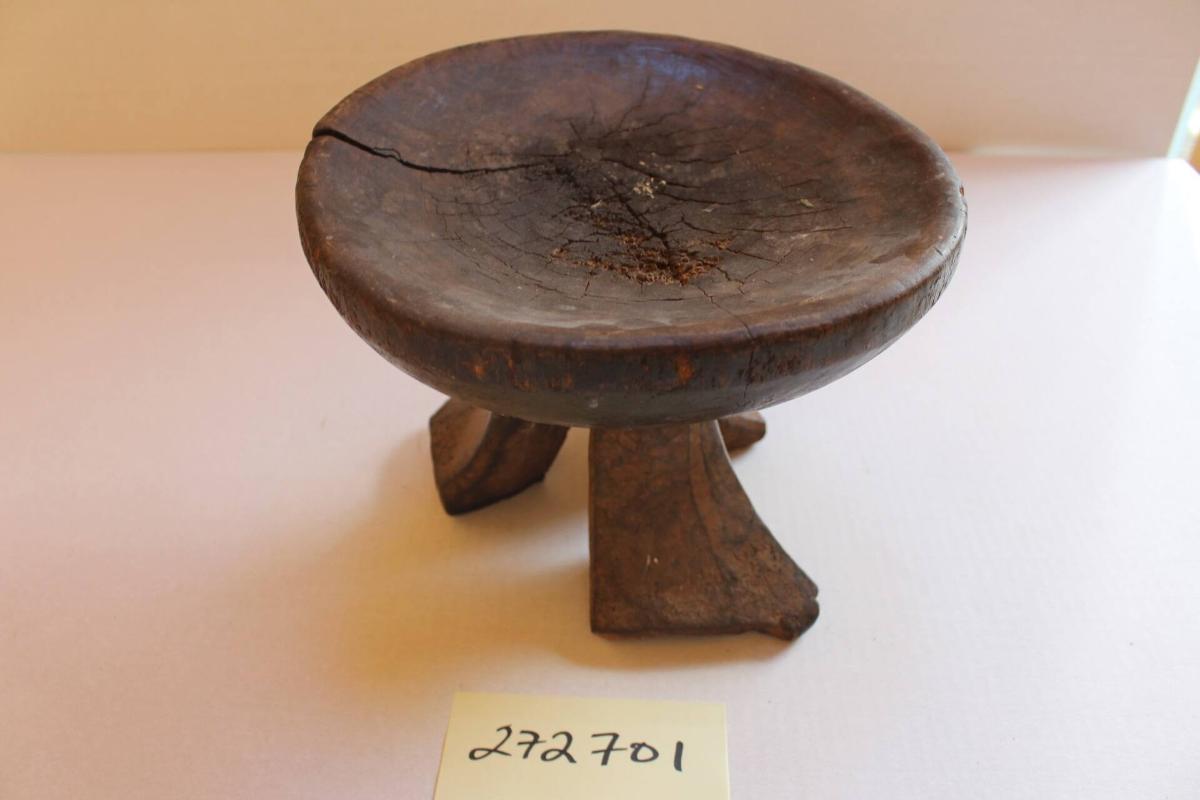 3-legged ritual bowl (possibly a stool?)
