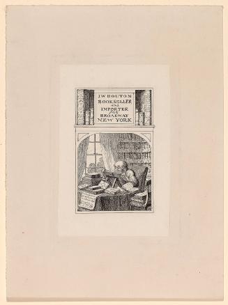Bookplate: J.W. Bouton, Bookseller