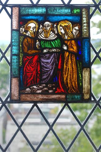 Leaded stained glass window, Blashfield Gallery