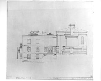 Alteration of Lawrence Hall, Side Elevation: LH-28