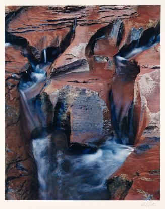 Rock-eroded Stream Bed. Coyote Gulch, Utah. August 14, 1971. (from "Intimate Landscapes", 1979)