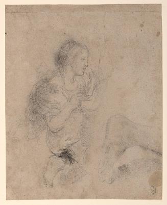 Study for the Kneeling Nymph Dressed in Blue (in Diana)