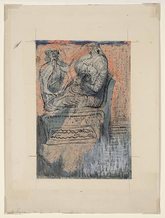 Mother Seated with Child and Companion