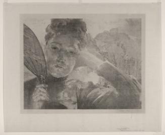 Portrait of Mlle E. (Young Woman with a Fan)
