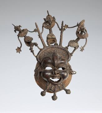 Mask with Three Figures