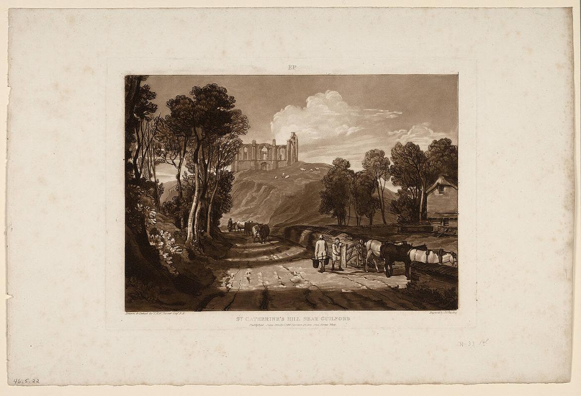 St. Catherine's Hill near Guilford (from Liber Studiorum)