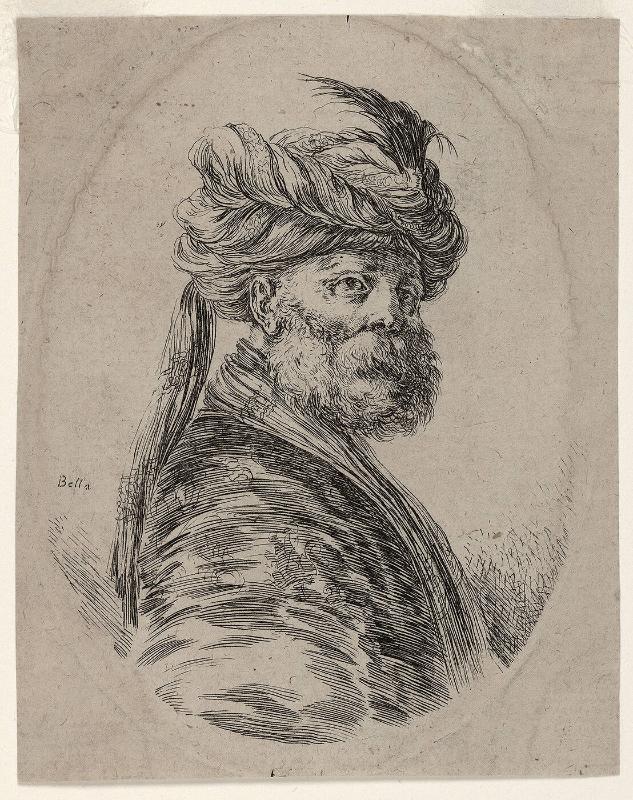 Bust of Man with Persian Headdress
