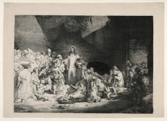 Copy of Rembrandt's 100 Guilder Print