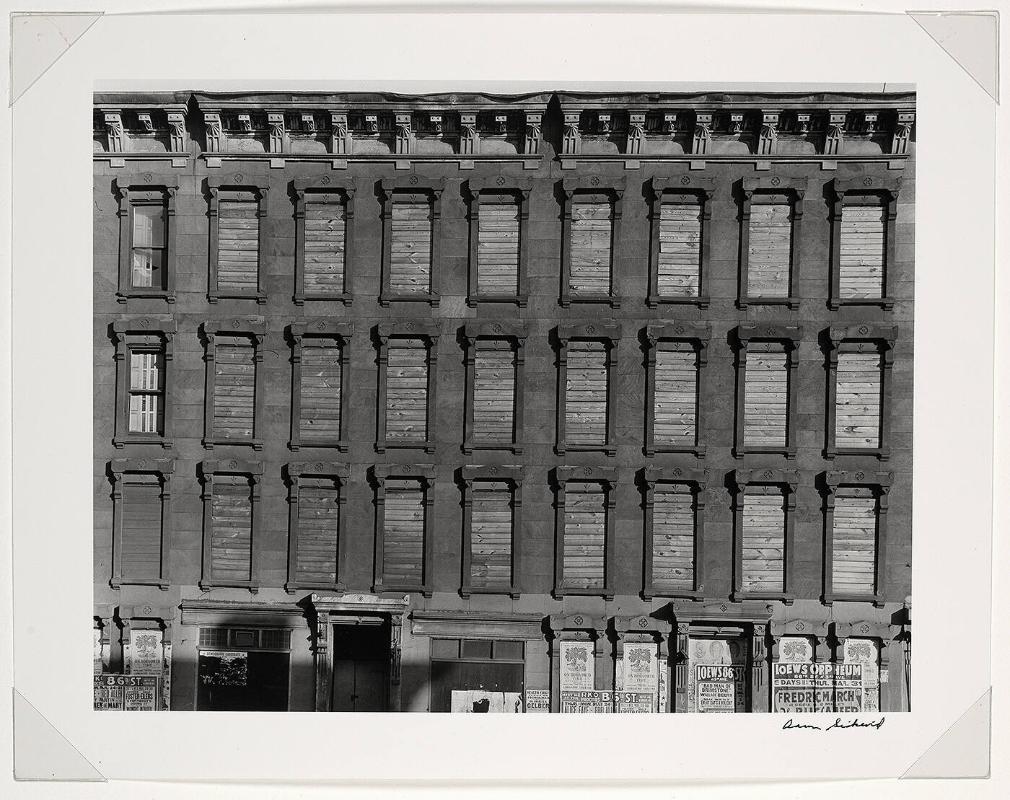 Facade, Unoccupied Building (from "Harlem Document")