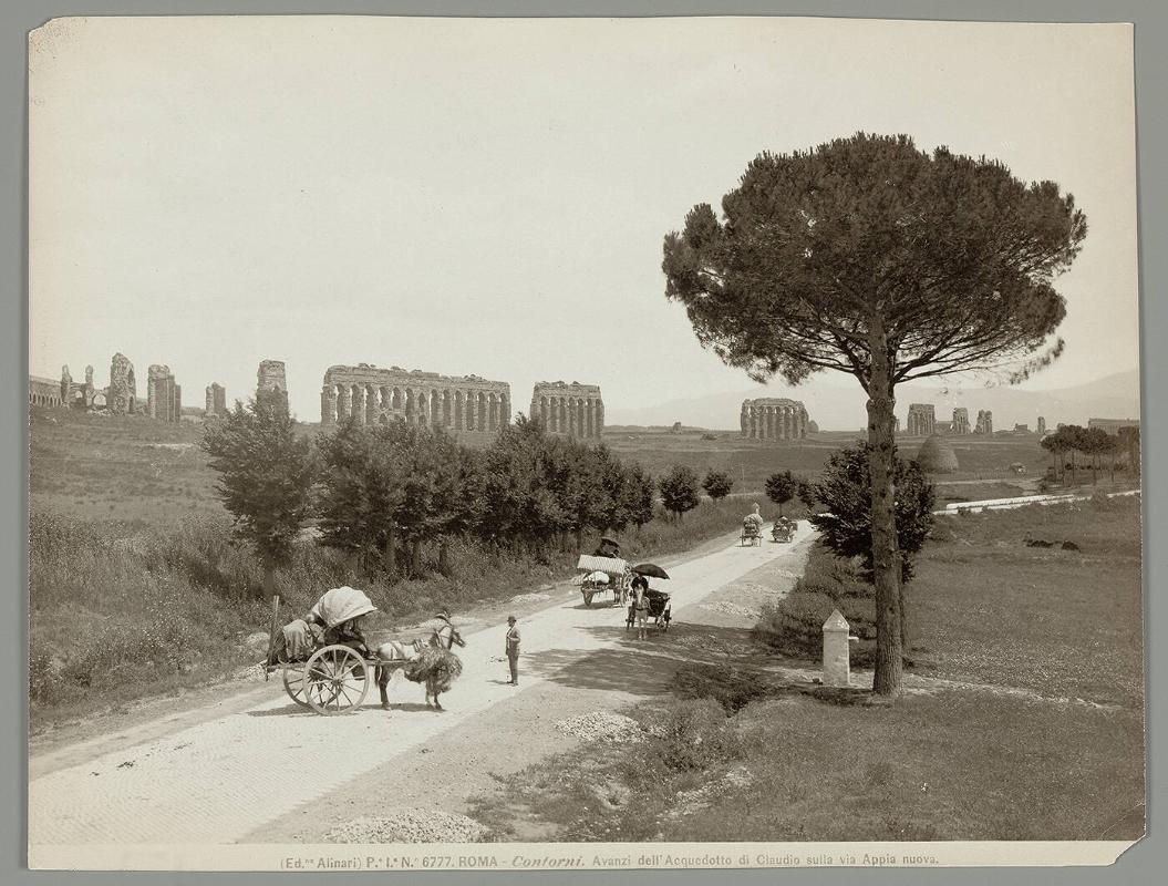 Avanzi dell'Acquedotto di Claudio sulla via Appia nuova