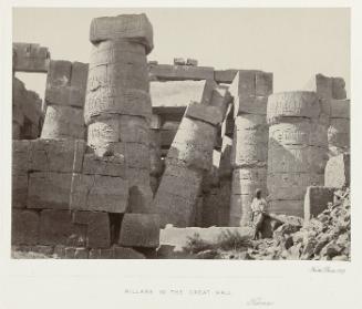 Pillars in the Great Hall - Karnac