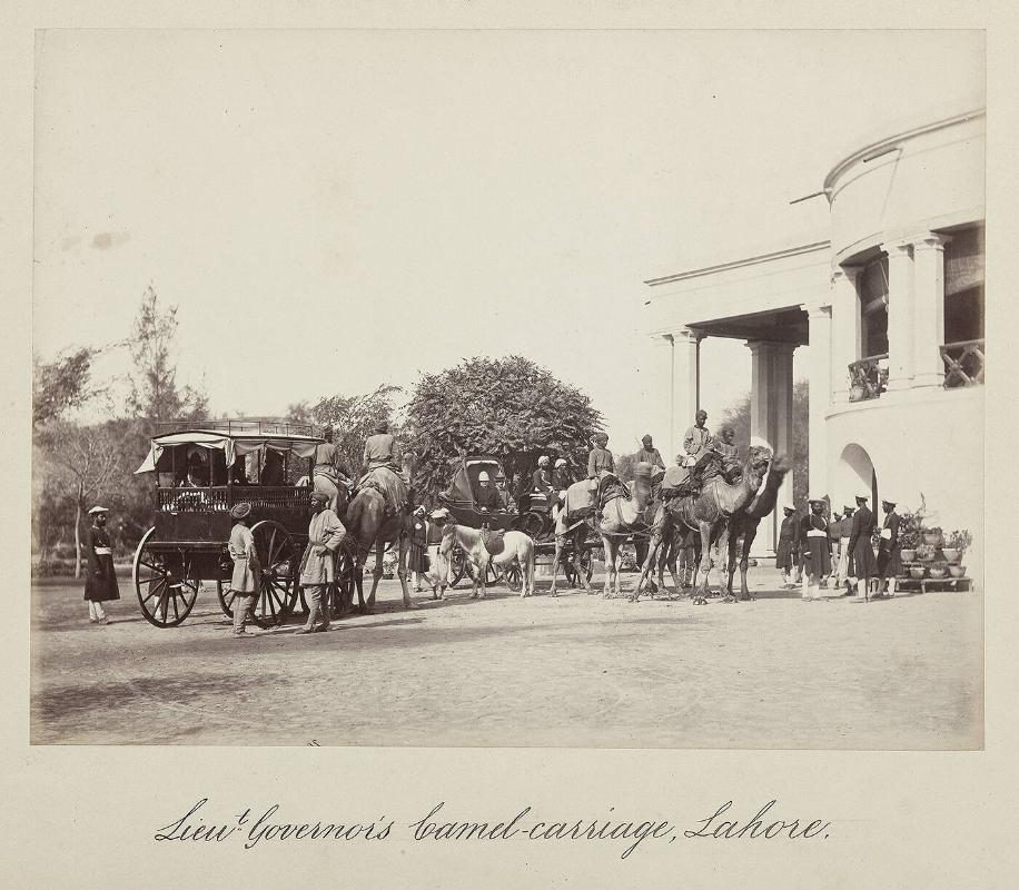 Lieutenant Governor's Camel-carriage, Lahore
