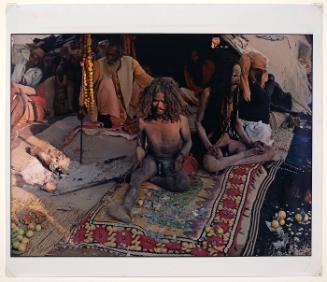 Naked holy men (sadhus) Kumbh Mela Allahabad India