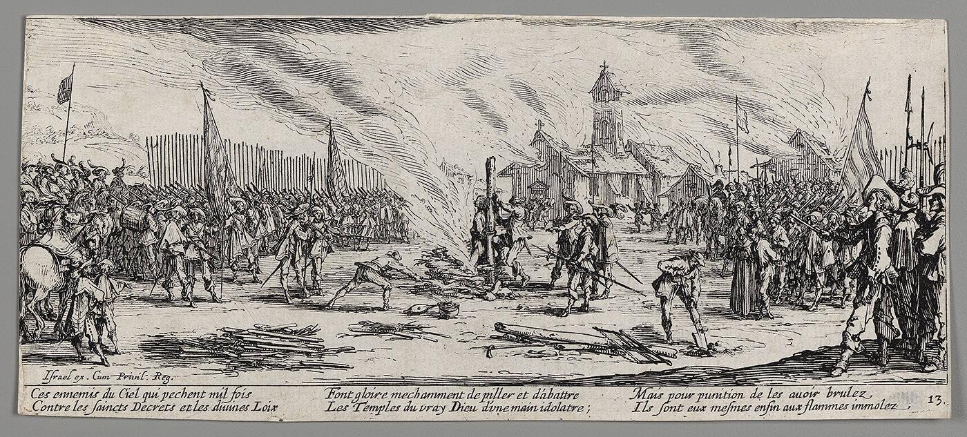 The Burning at the Stake (from "Grand Miseres et Malheurs de la Guerre")