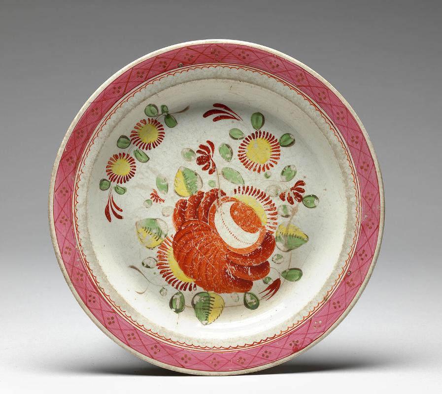 King's Rose China Plate