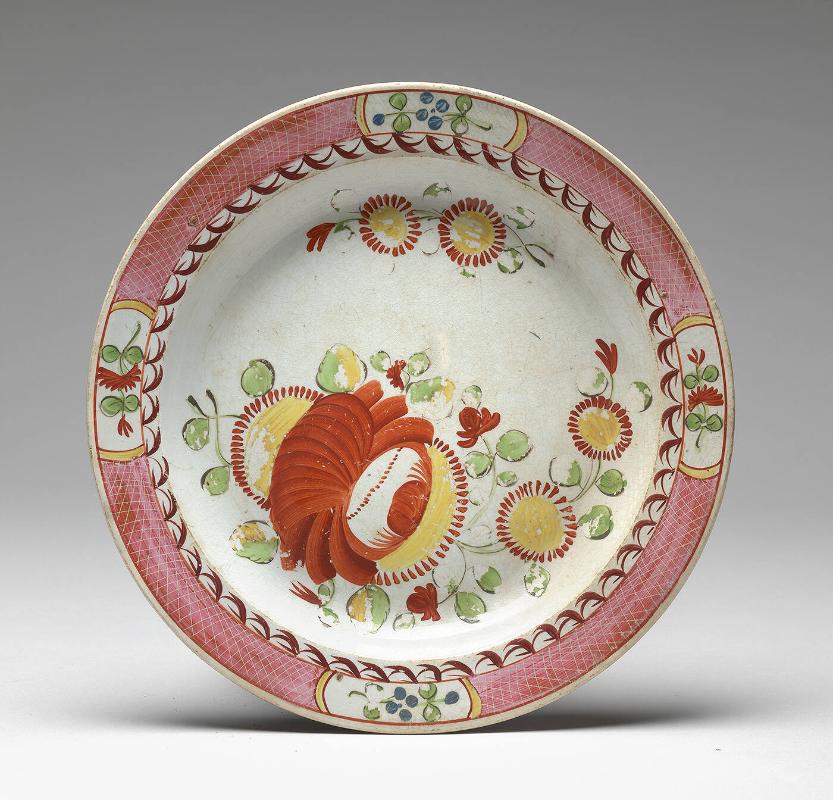 King's Rose China Plate