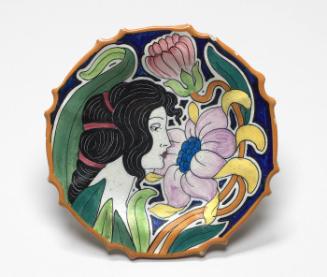 "Art Nouveau" plate