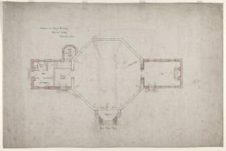 Additions to Library Building, Williams College, First Floor Plan: LH-45
