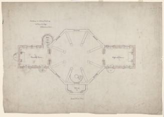 Additions to Library Building, Williams College, Second Floor Plan: LH-46