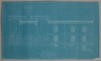 Side Elevation: Alteration of Lawrence Hall, Williams College: LH-37