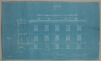 Rear Elevation: Alteration of Lawrence Hall, Williams College: LH-39