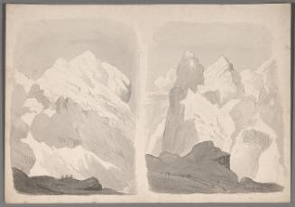 Two sketches: Jüngfrau and Matterhorn